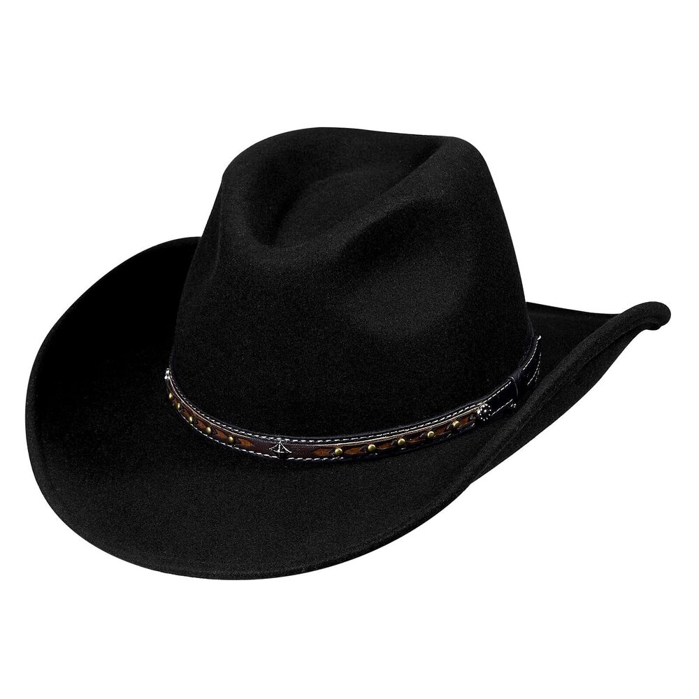 9433 Cowboy Hat with Wide Brim 100% Wool Cowgirl Hat Western Hats Felt